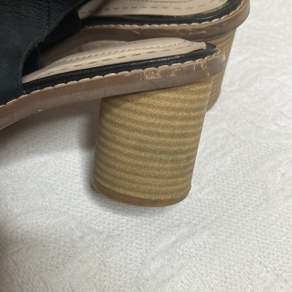 Clarks Sumerset Glacier Charm Open Toe Black Boot… - image 6